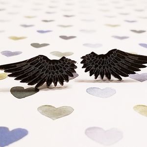 Handmade Angel wing earrings